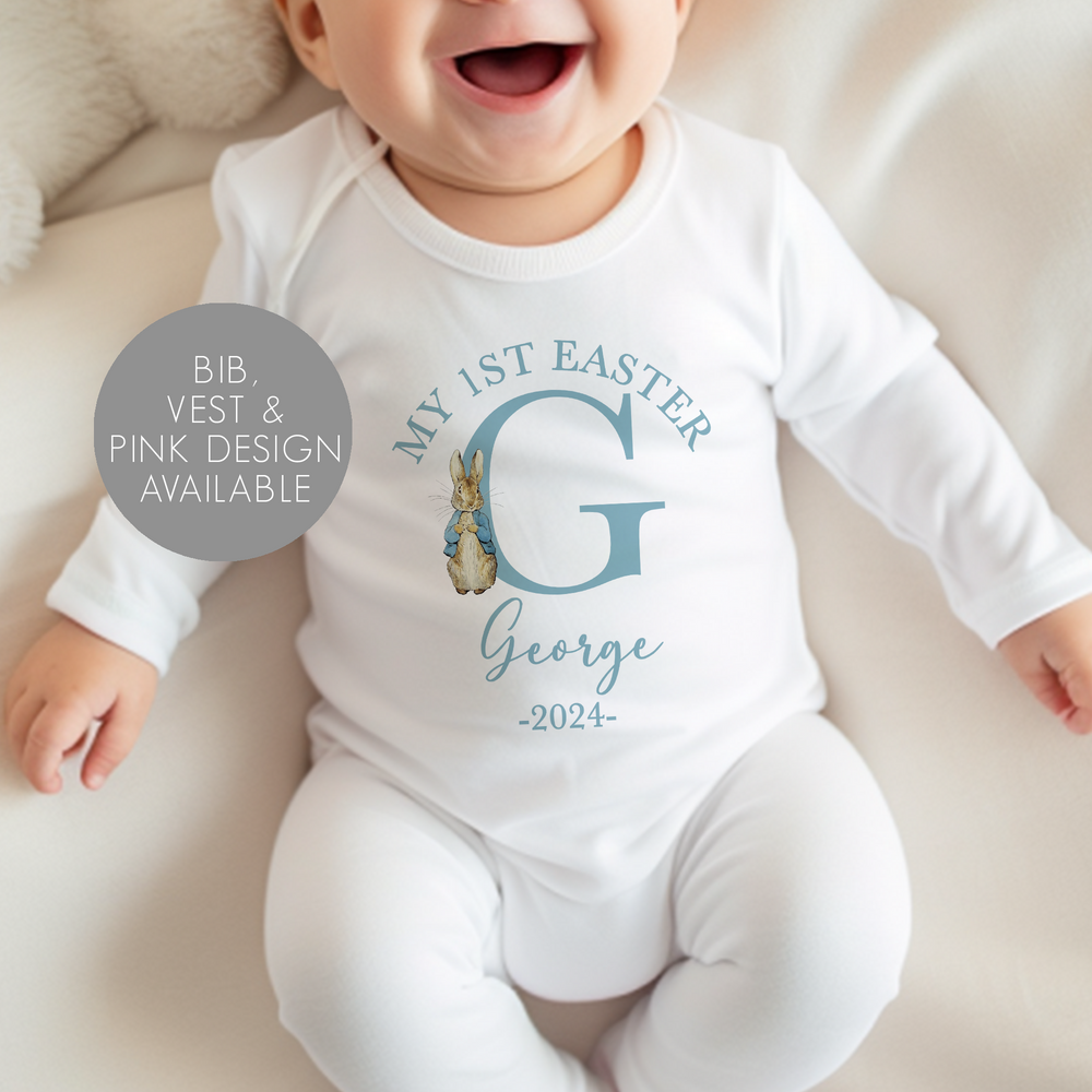 
                      
                        Personalised First Easter Vest and Sleepsuit
                      
                    