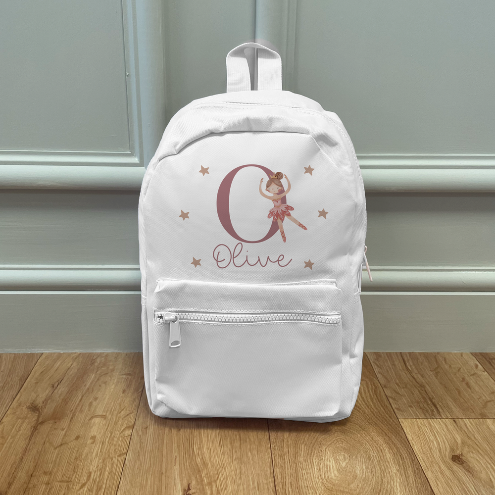 Personalised Ballerina Backpack