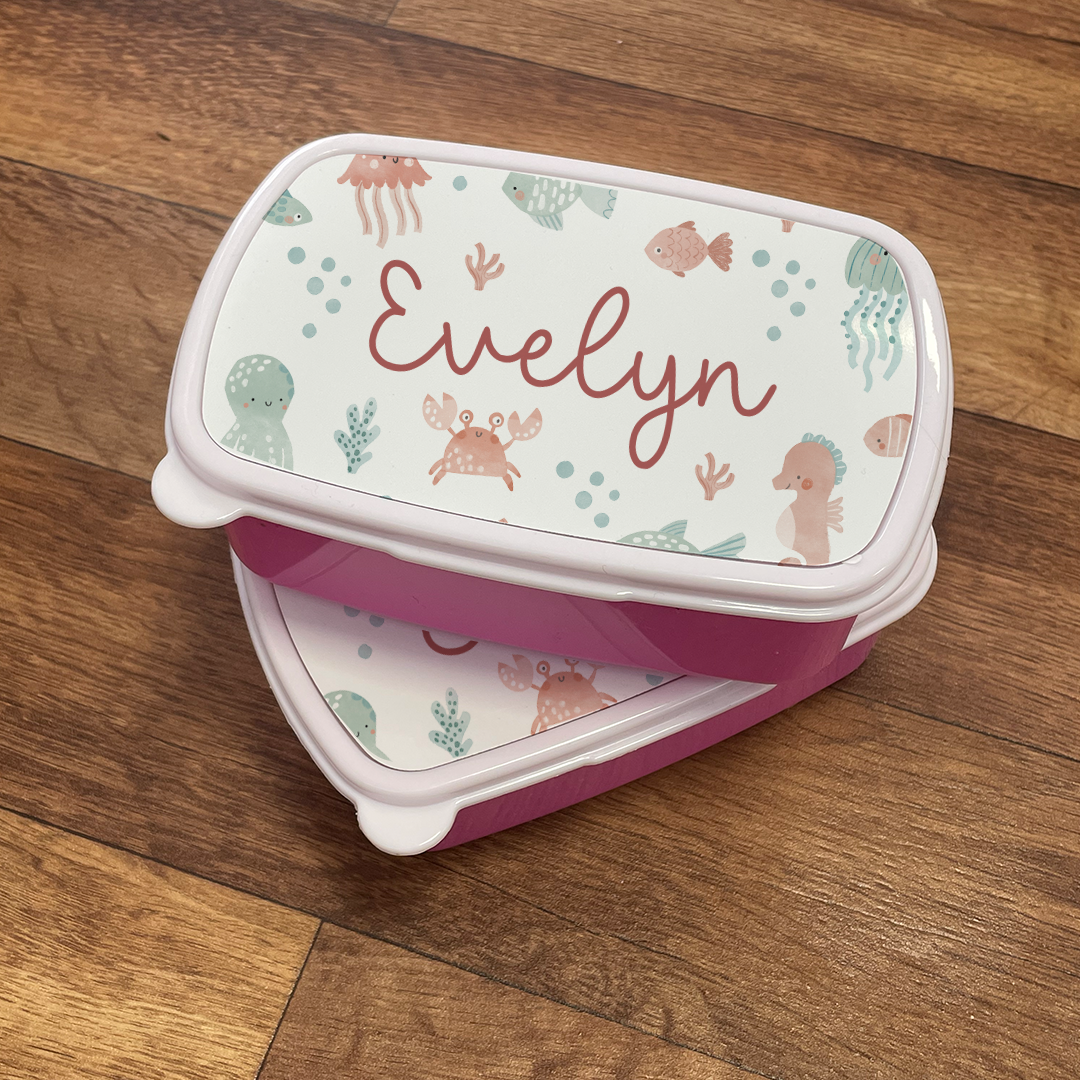 Personalised Under the Sea Snack Box