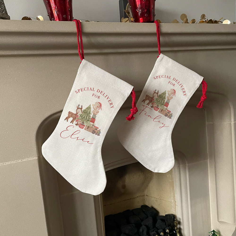 Personalised Woodland Stocking