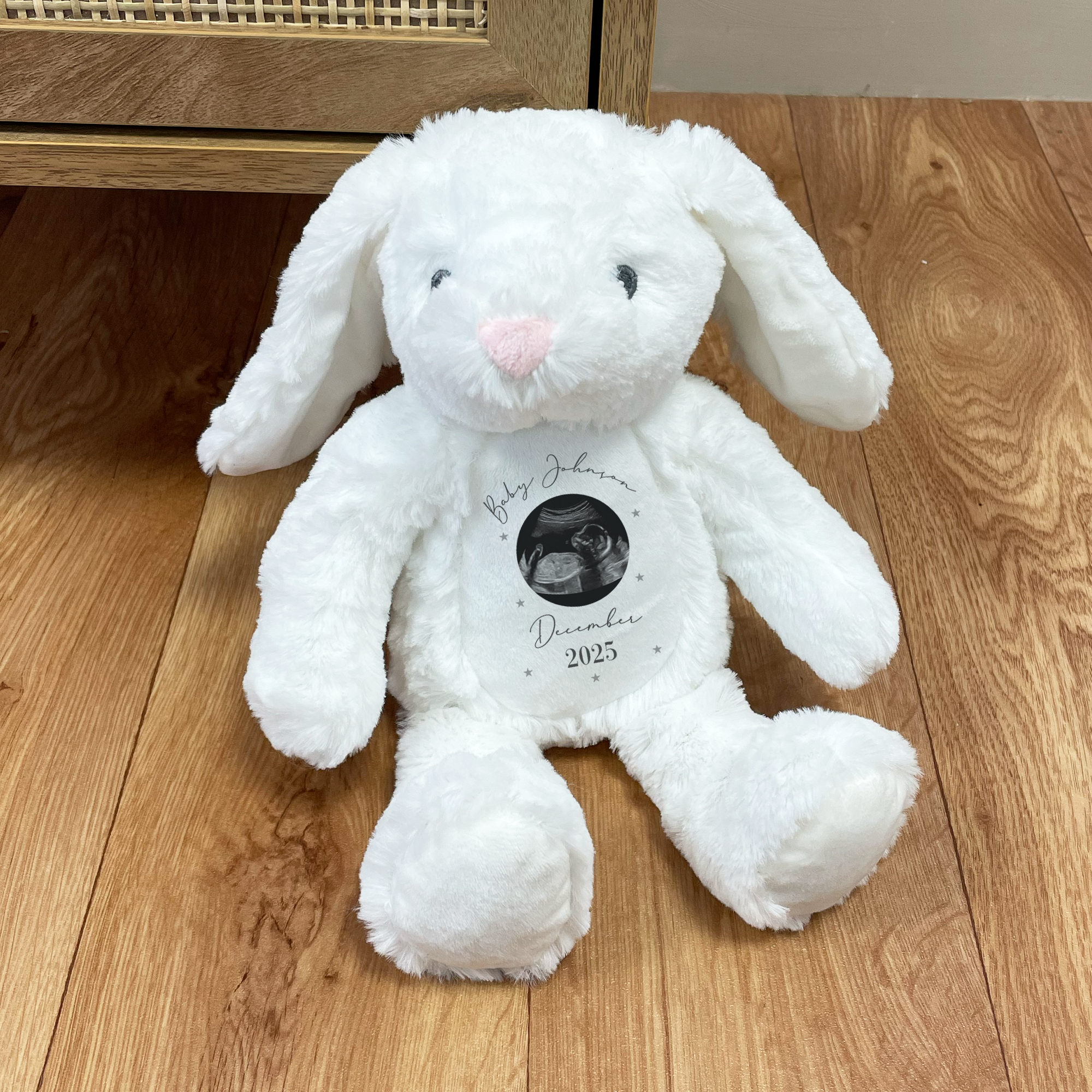 Personalised Baby Scan Bunny Teddy – Jean and Moon