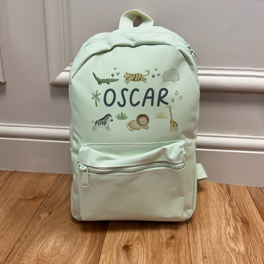 Personalised Jungle Backpack