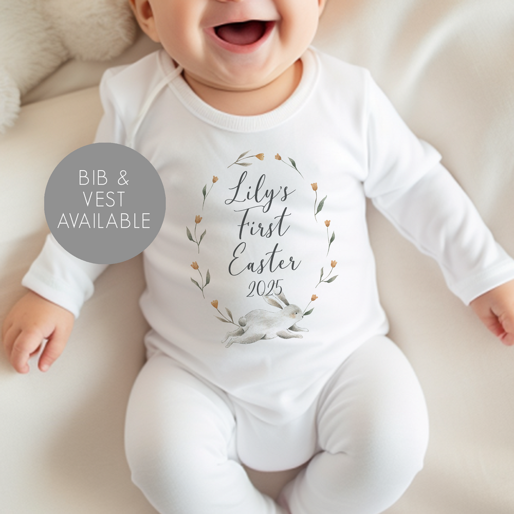 
                      
                        Personalised First Easter Vest and Sleepsuit
                      
                    