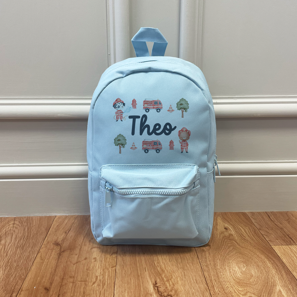 
                      
                        Personalised Fire Trucks Backpack
                      
                    