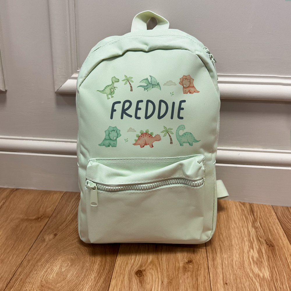 Personalised Dinosaurs Backpack