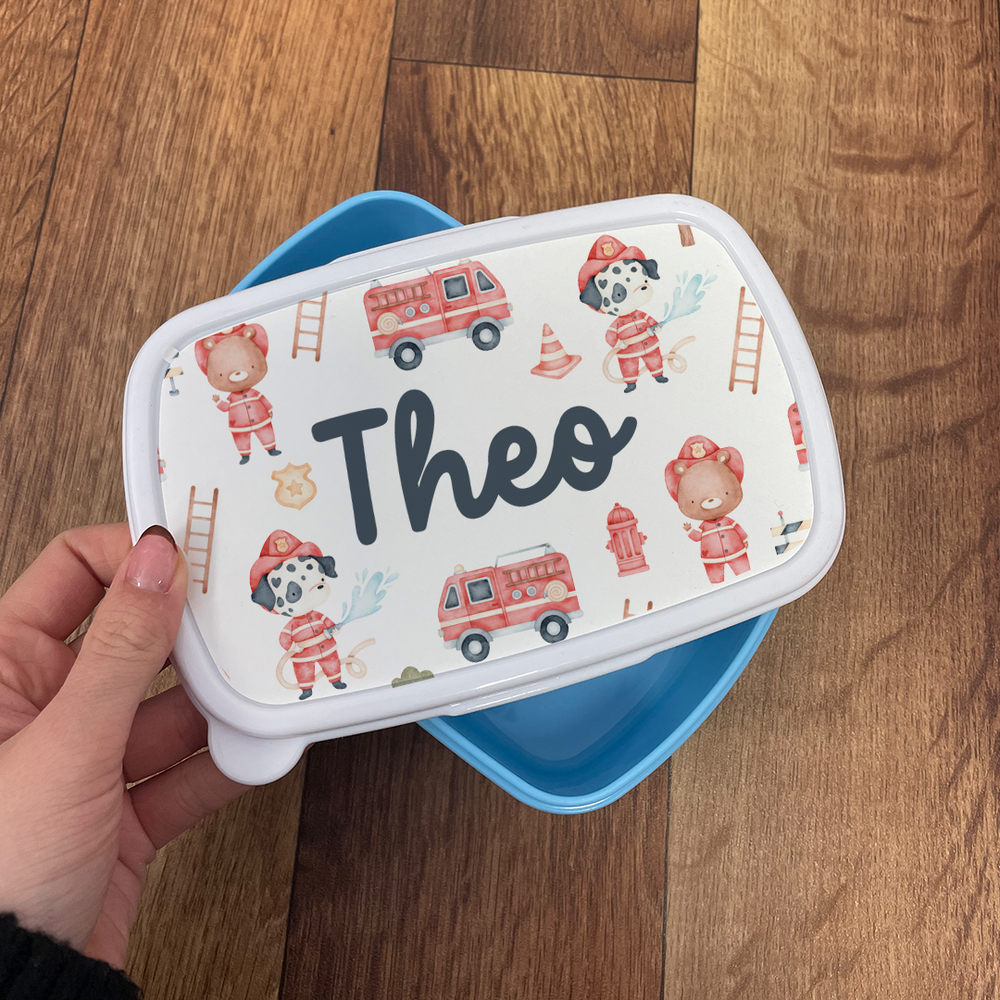 
                      
                        Personalised Fire Engine Snack Box
                      
                    