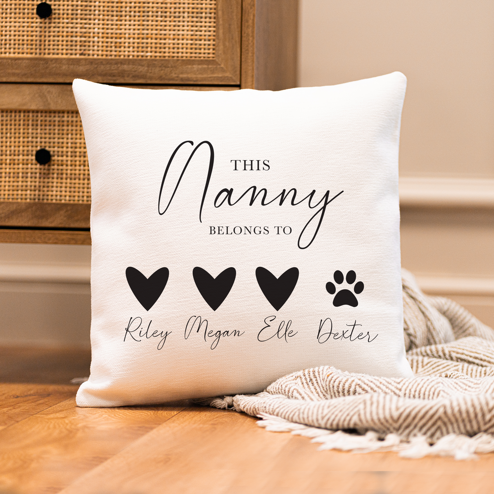 
                      
                        Personalised Nanny Cushion
                      
                    