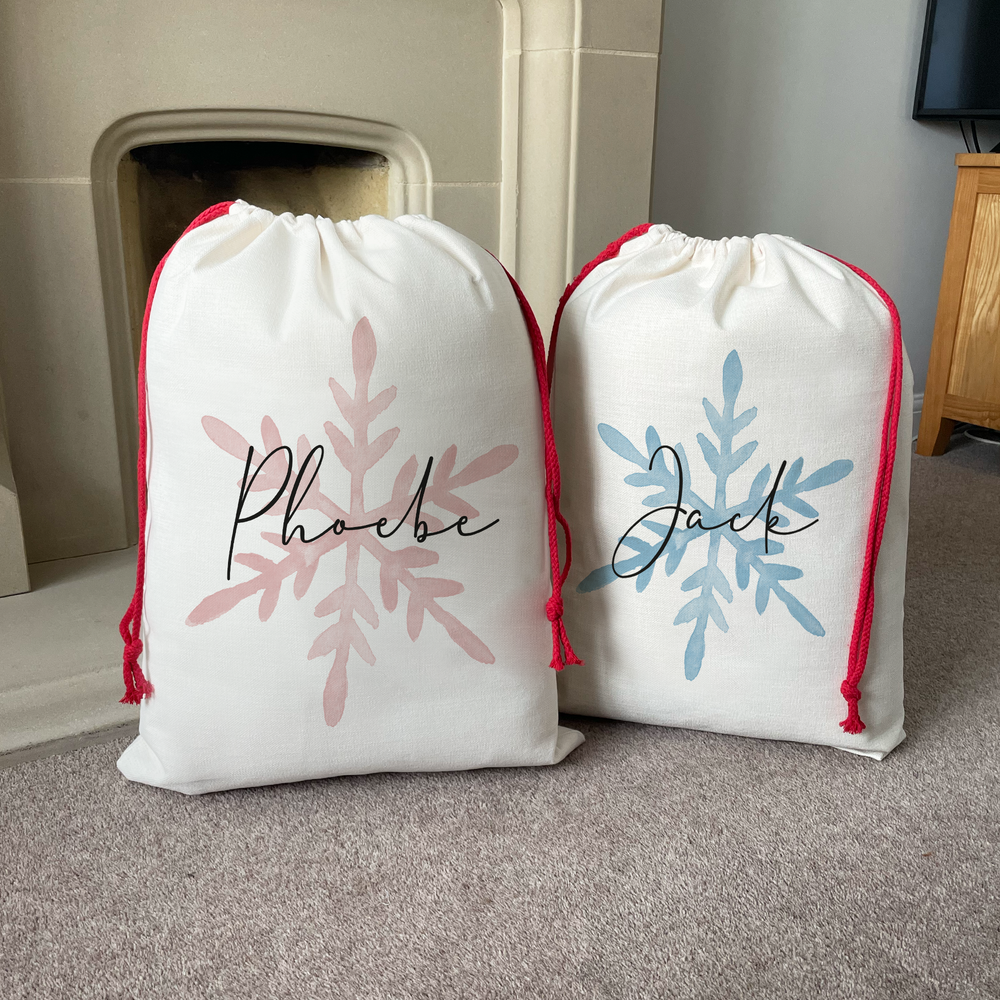 
                      
                        Personalised Snowflake Christmas Sack
                      
                    