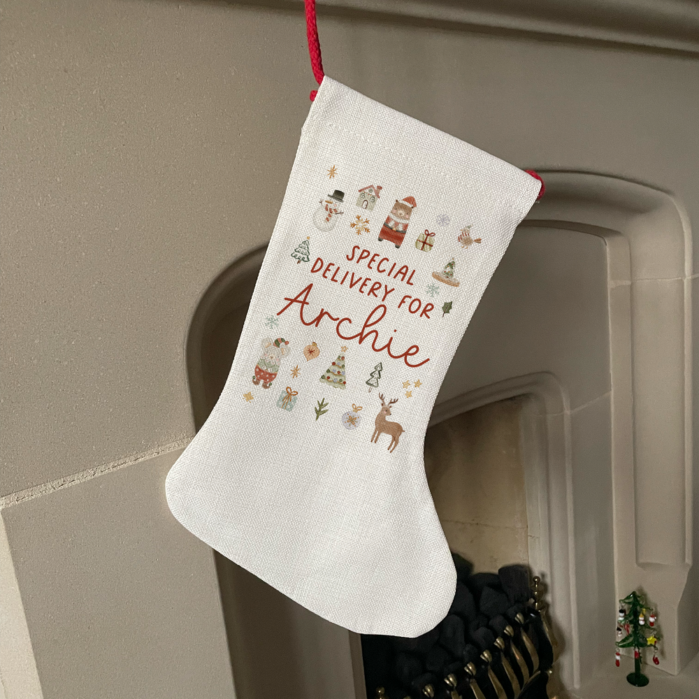 
                      
                        Personalised Boho Christmas Stocking
                      
                    