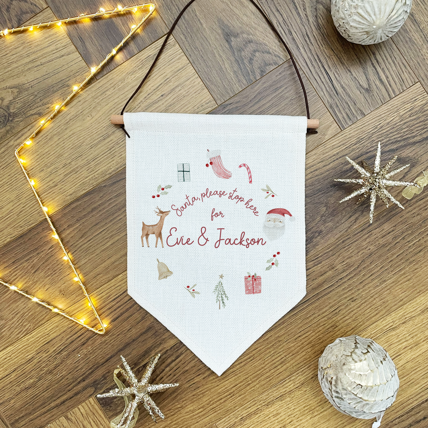 Personalised Santa Stop Here Sign (Copy)