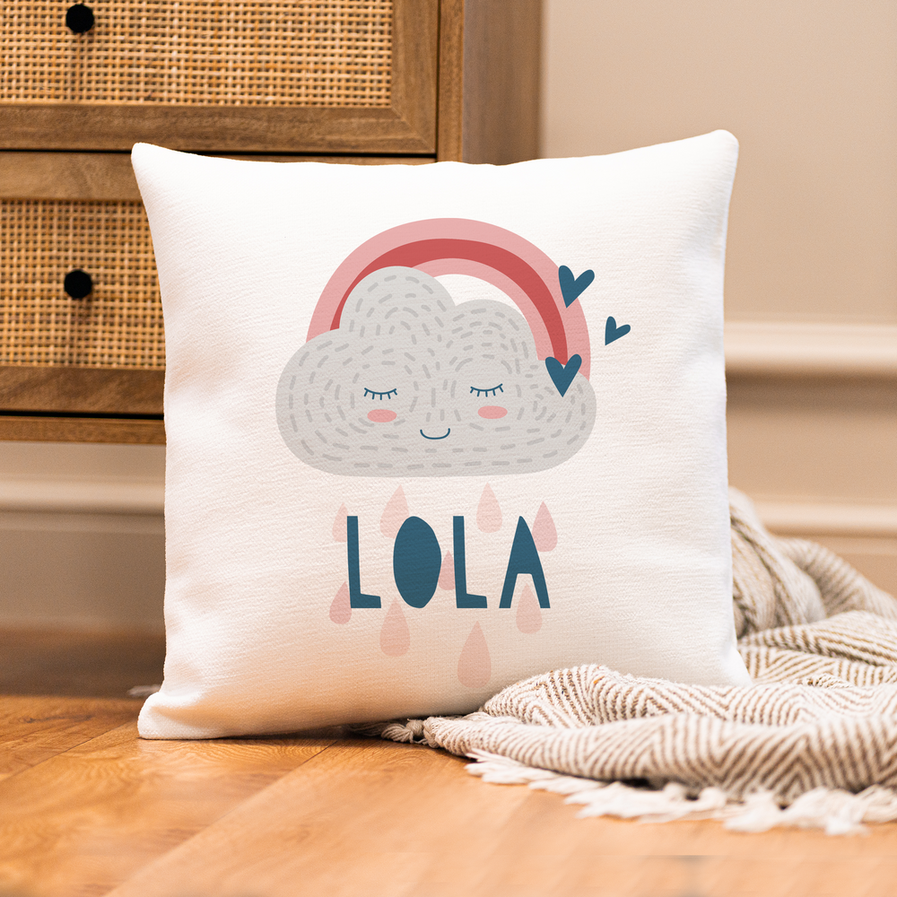 Personalised Rain Cloud Cushion