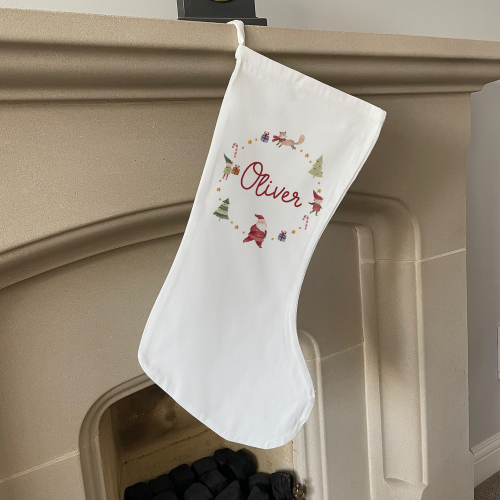 
                      
                        Personalised Boho Christmas Stocking
                      
                    