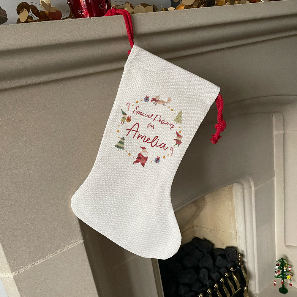 
                      
                        Personalised Boho Christmas Stocking
                      
                    