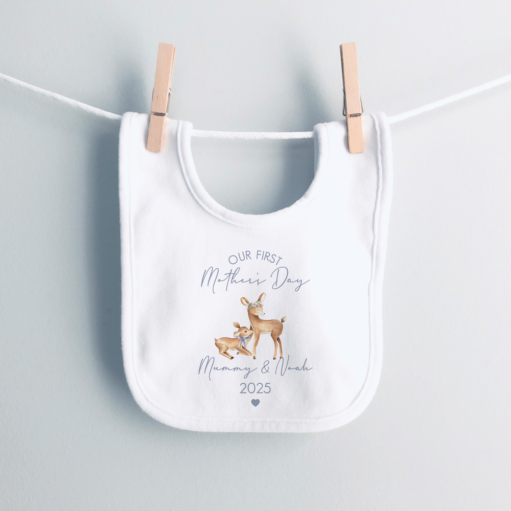 
                      
                        Personalised First Mother's Day Deer Baby Vest & Sleepsuit
                      
                    