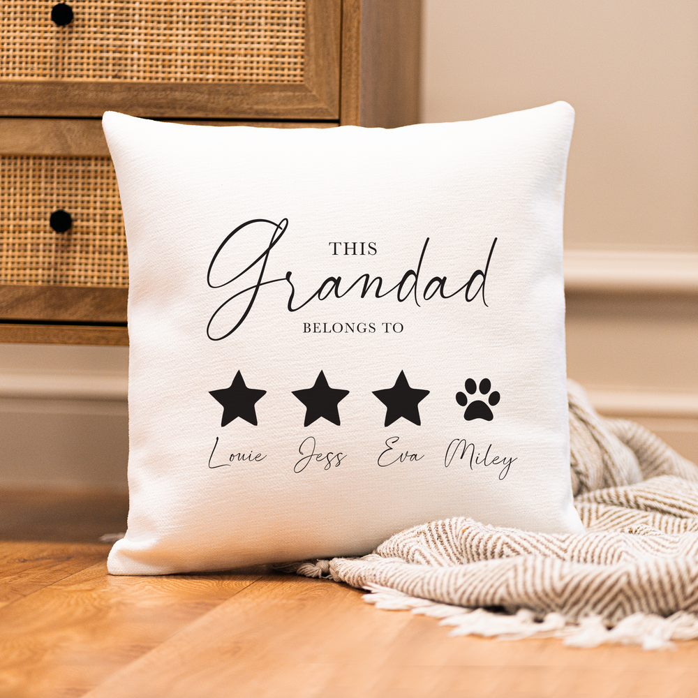 Personalised Grandad Cushion