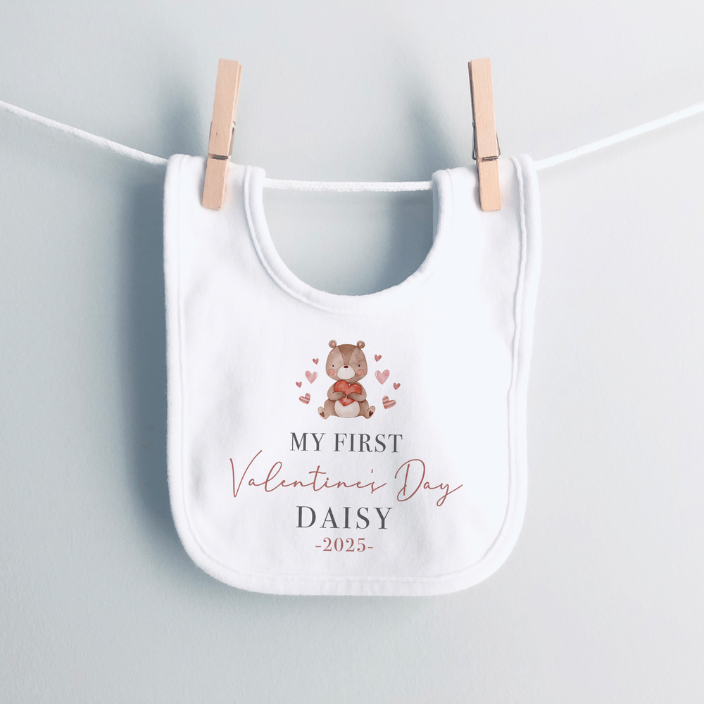 
                      
                        Personalised First Valentine's Day Baby Vest and Sleepsuit
                      
                    