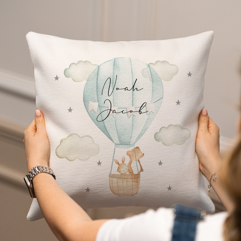 Personalised Air Balloon Cushion