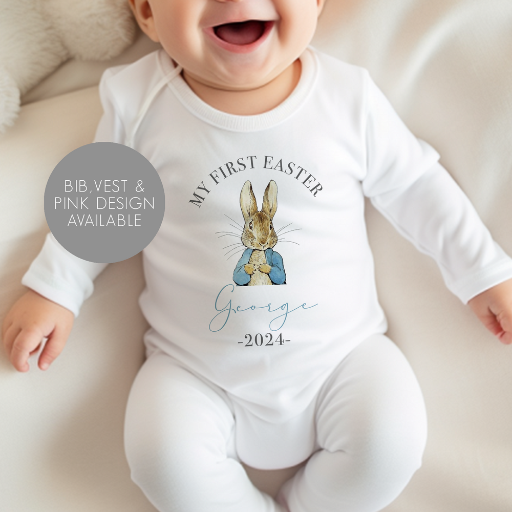 
                      
                        Personalised First Easter Baby Vest & Sleepsuit
                      
                    