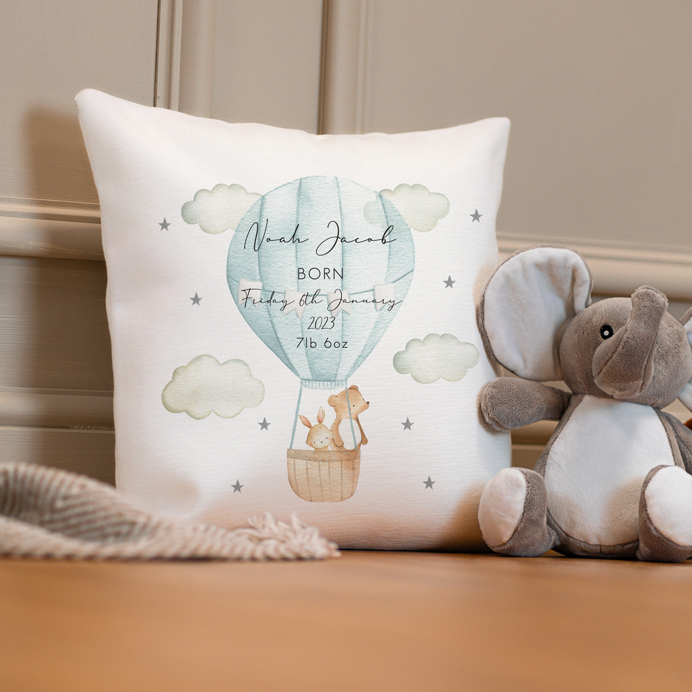 Personalised Air Balloon Cushion