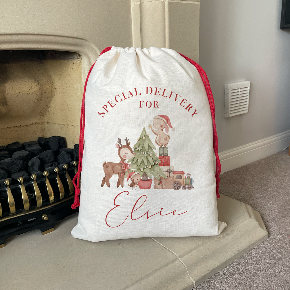 
                      
                        Personalised Woodland Christmas Sack
                      
                    