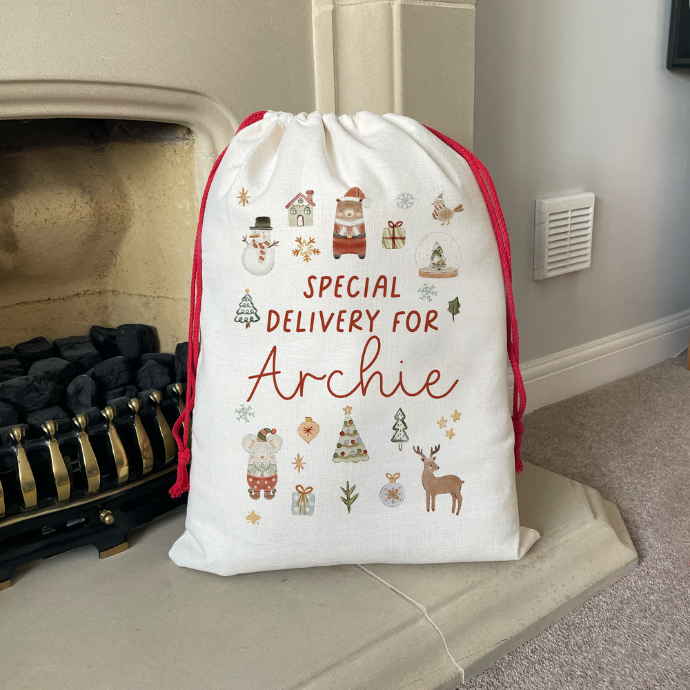 
                      
                        Personalised Boho Christmas Sack
                      
                    