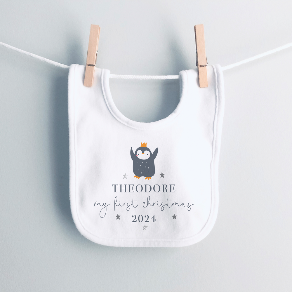 
                      
                        Personalised First Christmas Penguin Baby Vest & Sleepsuit
                      
                    