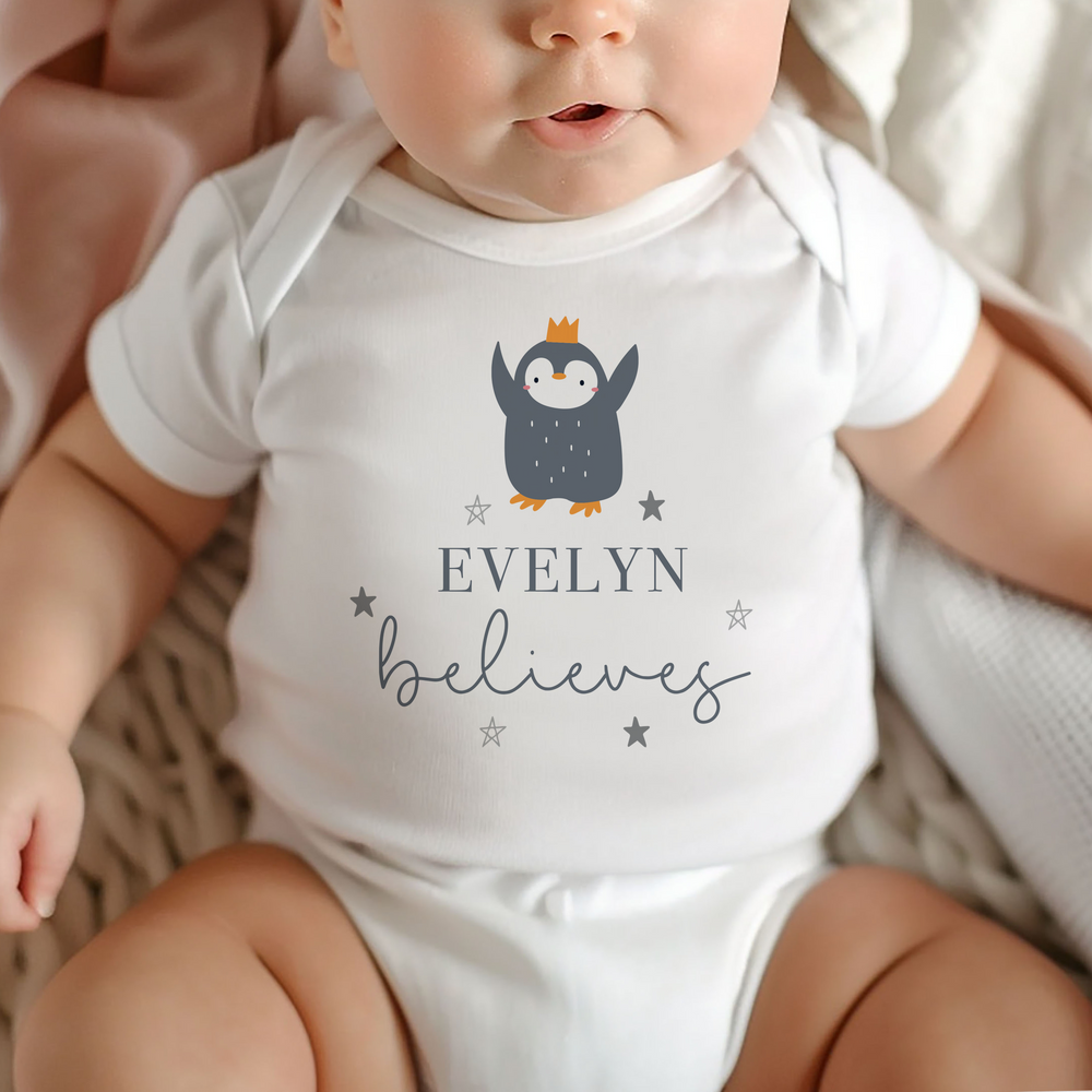 
                      
                        Personalised First Christmas Penguin Baby Vest & Sleepsuit
                      
                    