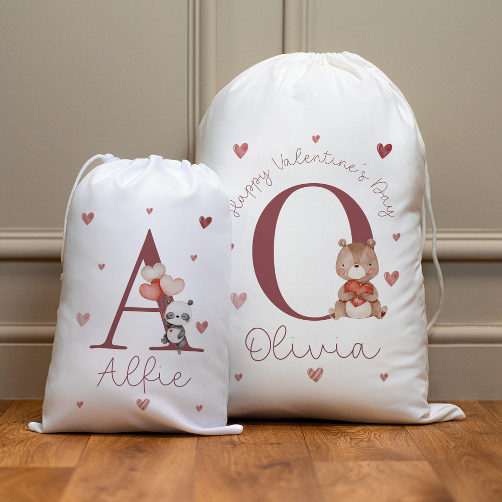 Personalised Valentine's Day Sack