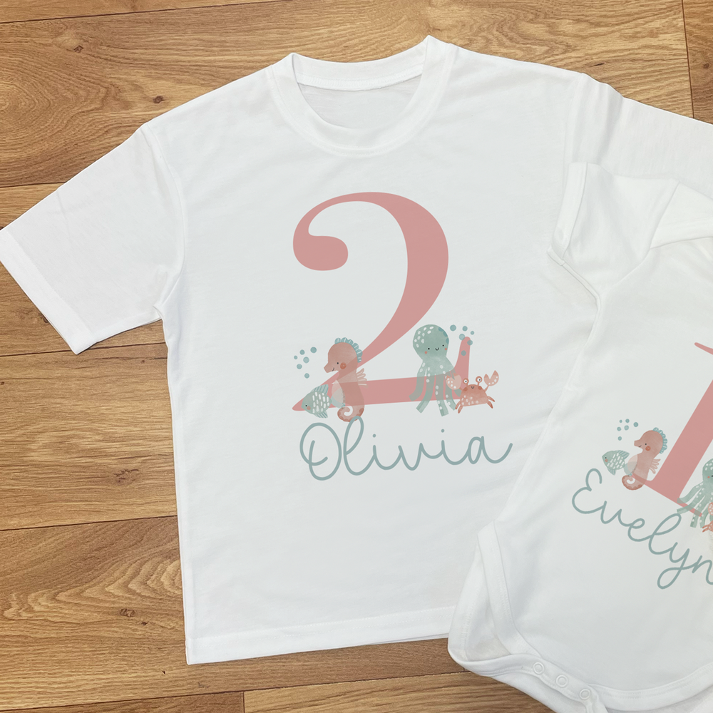 
                      
                        Personalised Ocean Birthday T-Shirt Set
                      
                    