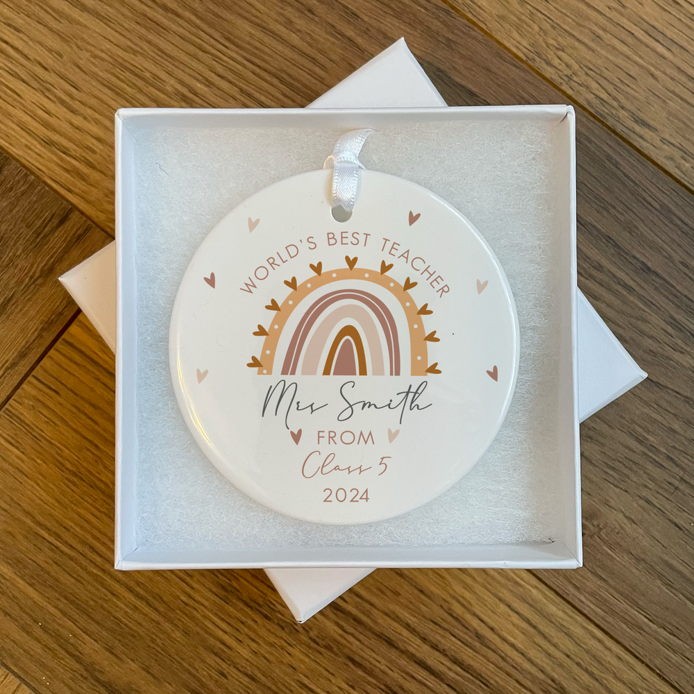 
                      
                        Personalised Teacher Ornament
                      
                    