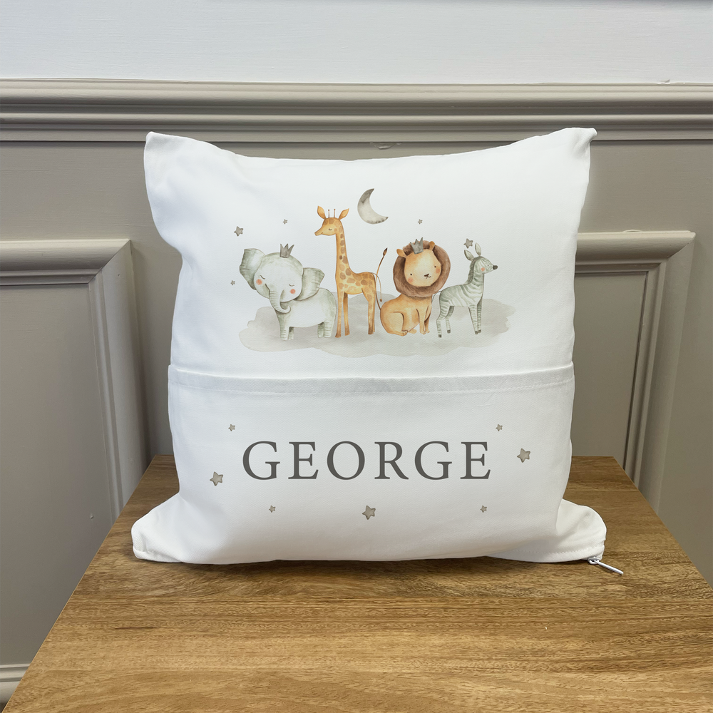 
                      
                        Personalised Bedtime Story Jungle Cushion
                      
                    