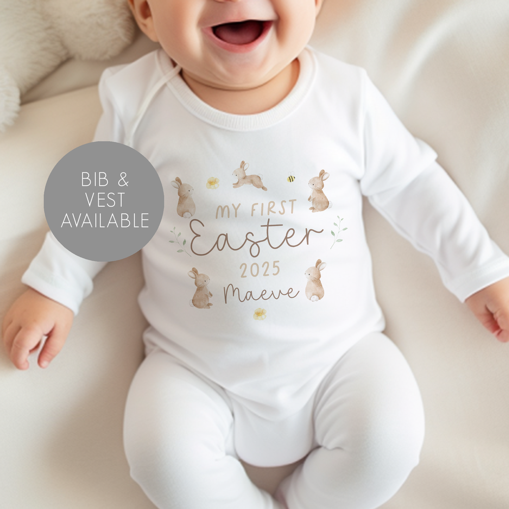 
                      
                        Personalised First Easter Baby Vest & Sleepsuit
                      
                    