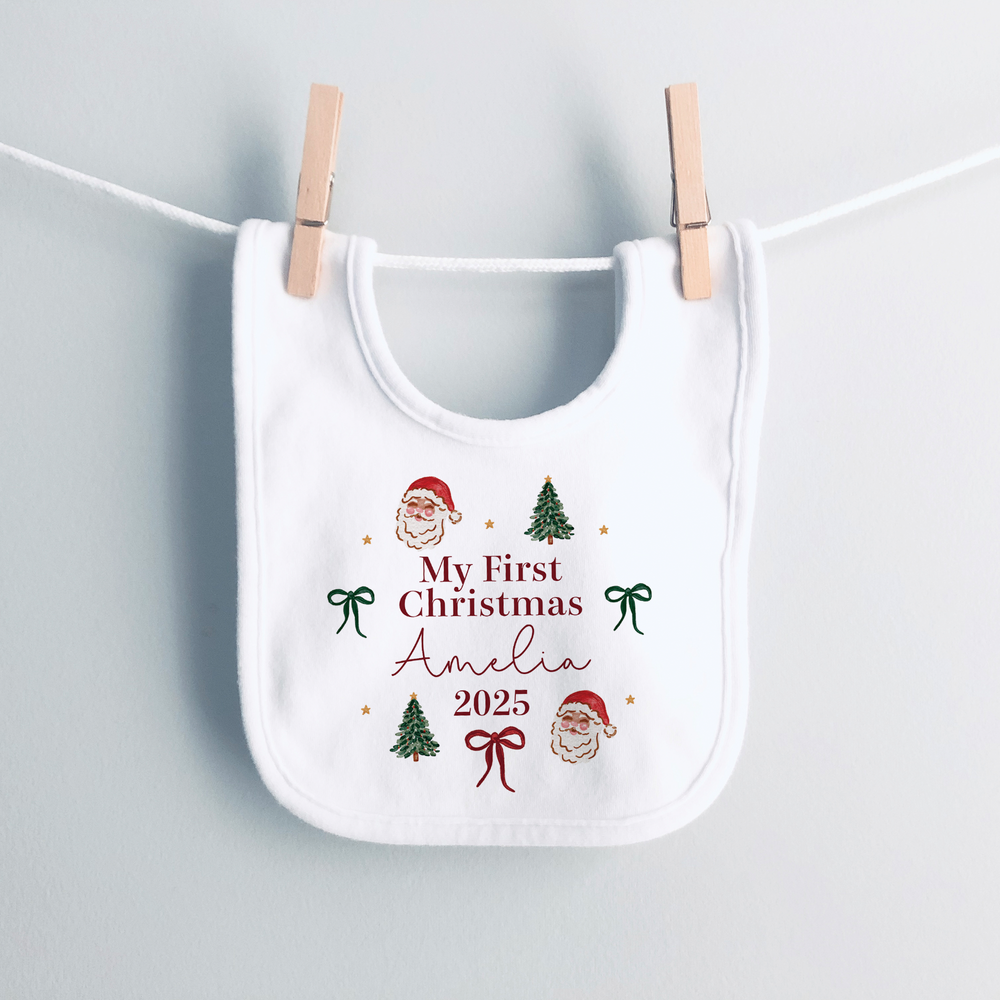 
                      
                        Personalised First Christmas Baby Vest & Sleepsuit
                      
                    