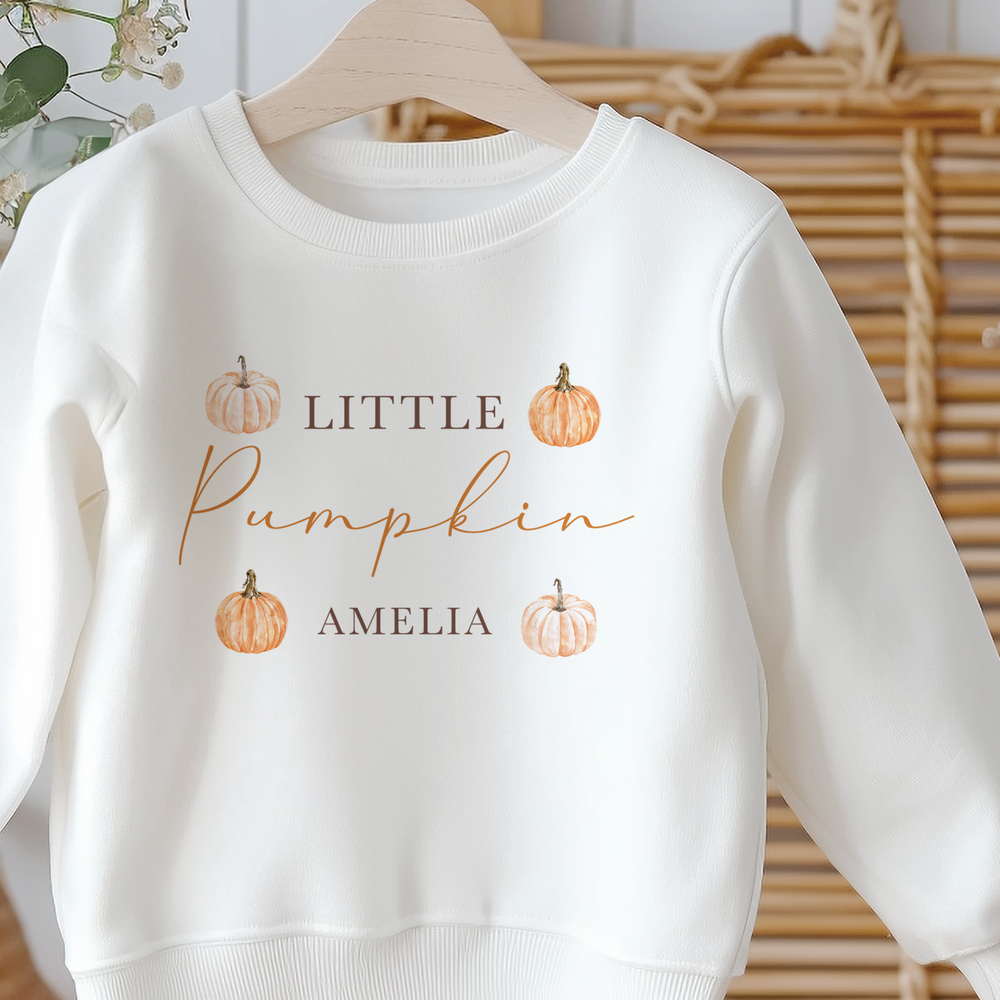 
                      
                        Personalised Little Pumpkin Sweatshirt / T-Shirt
                      
                    
