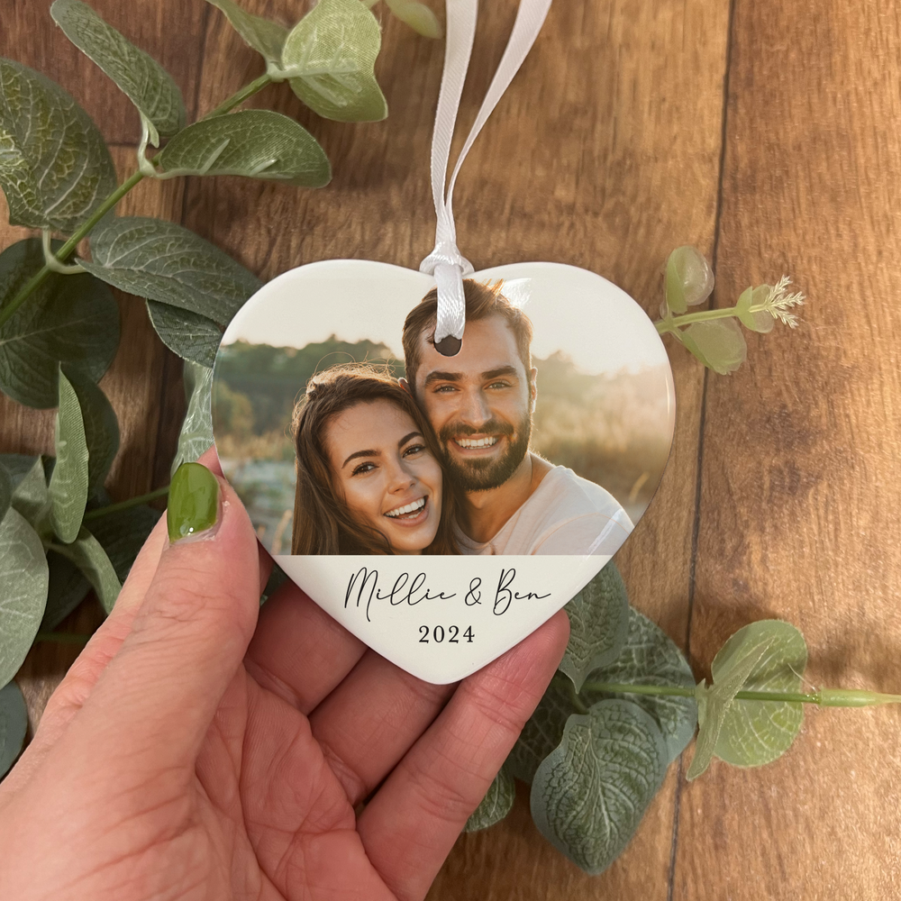 
                  
                    Personalised Valentines Photo Heart Ornament
                  
                