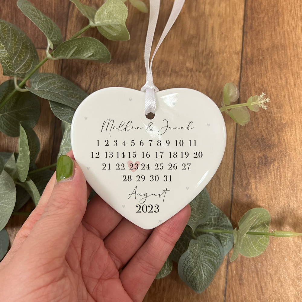 
                      
                        Personalised Anniversary Date Heart Ornament
                      
                    