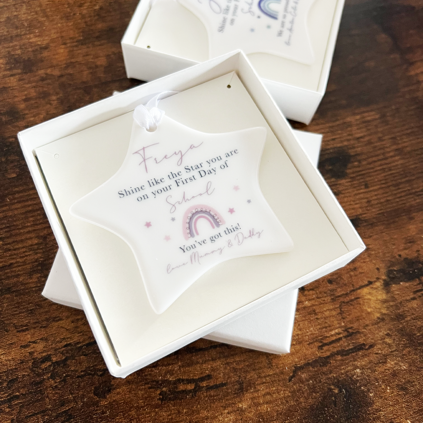 Personalised First Day of School Ornament