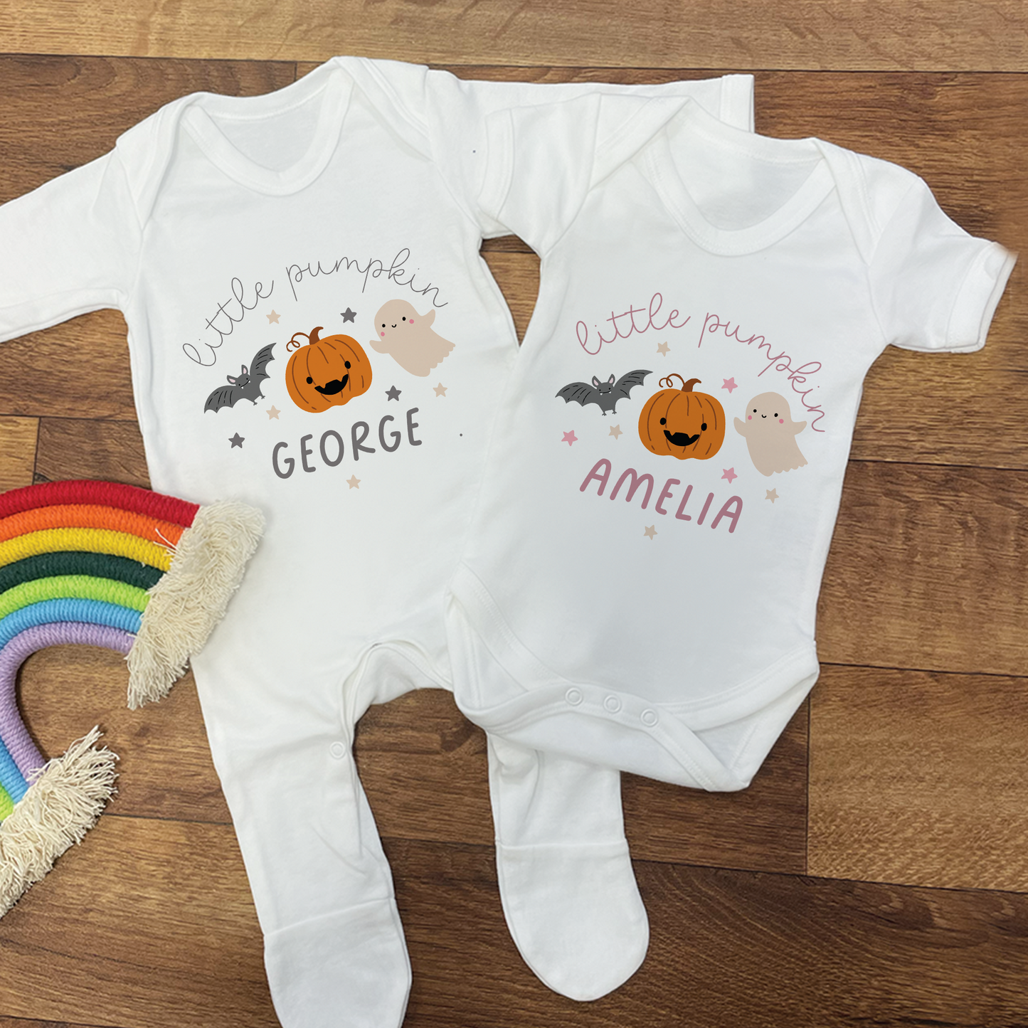 Personalised Little Pumpkin Halloween T-Shirt