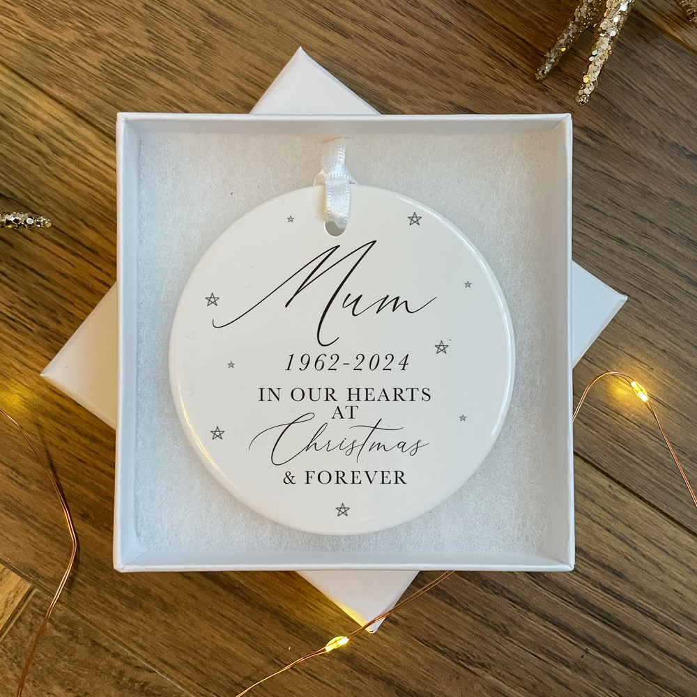 
                      
                        Personalised Memorial Bauble
                      
                    