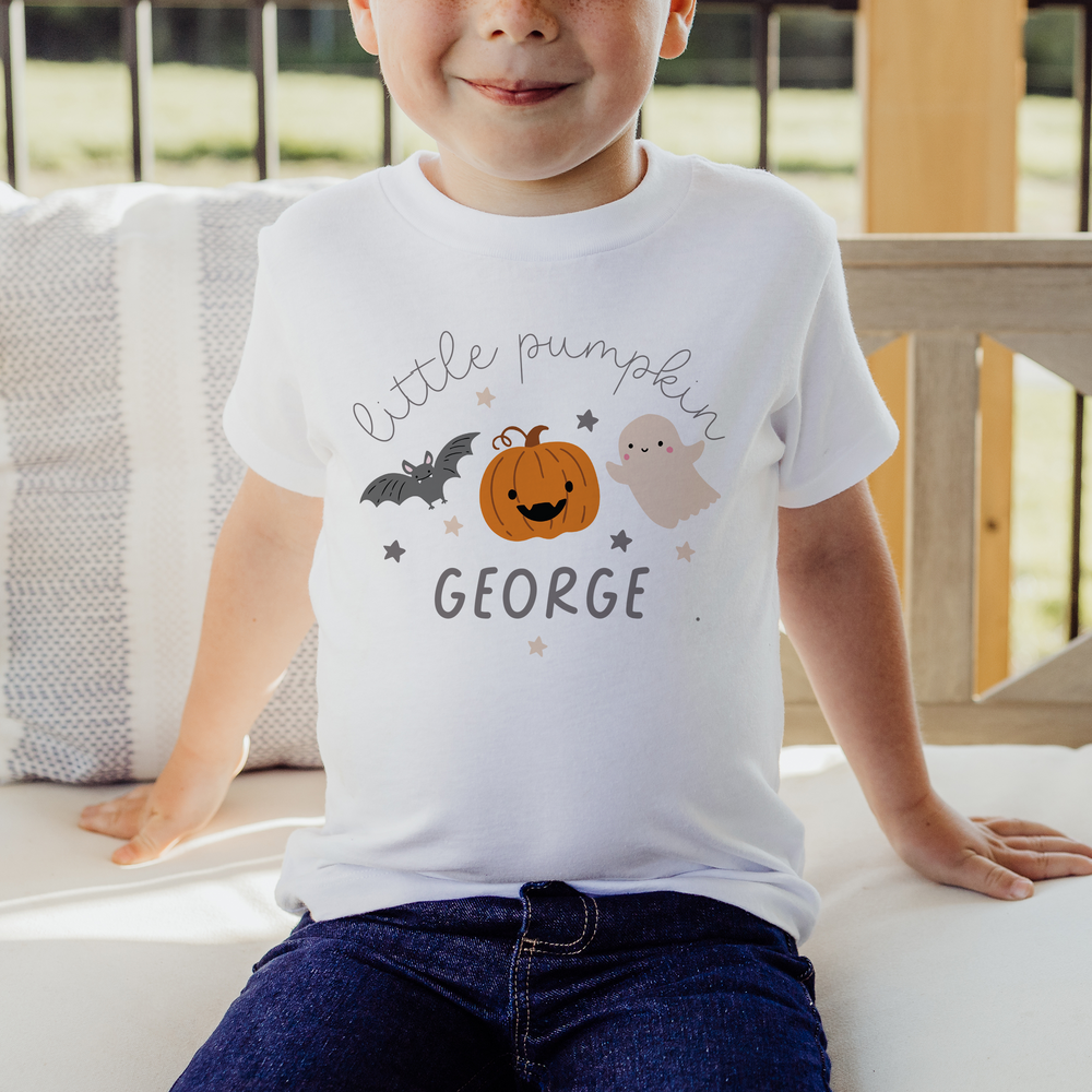 
                      
                        Personalised Little Pumpkin Halloween T-Shirt
                      
                    