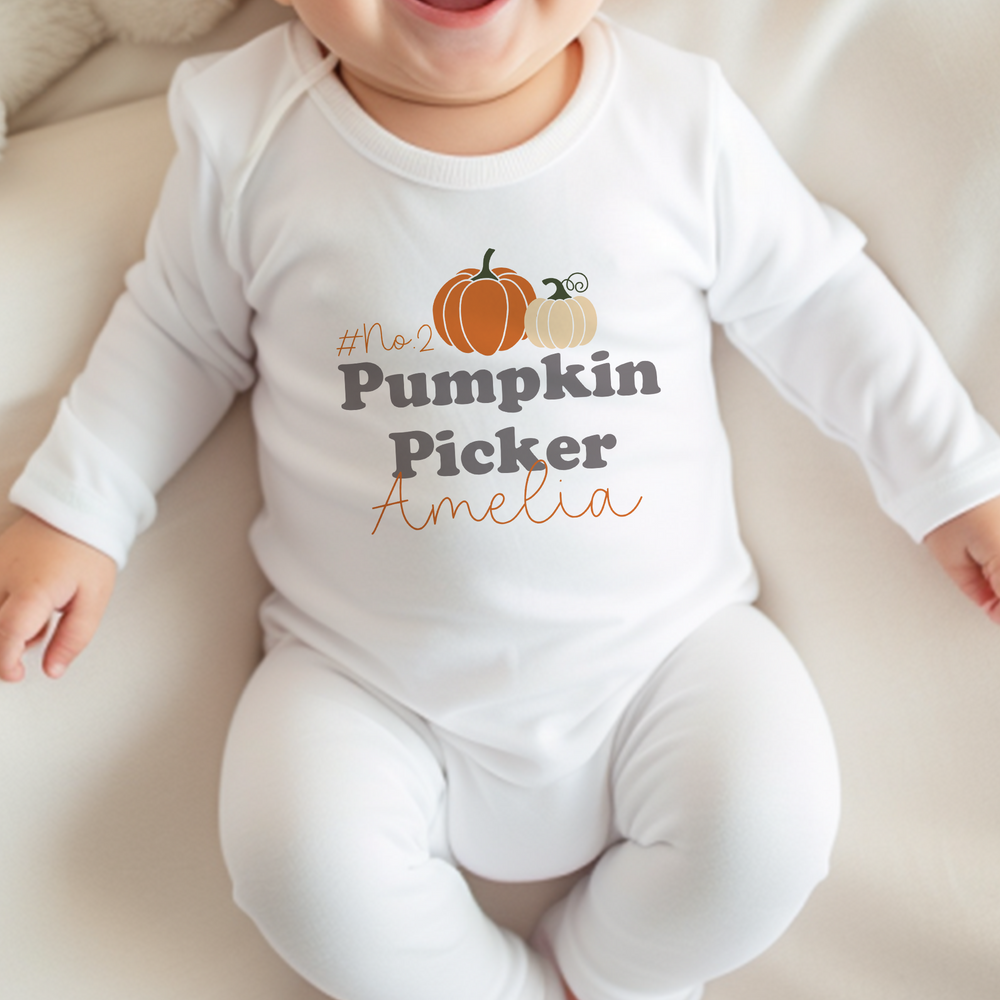 Personalised Pumpkin Picker Halloween T-Shirt