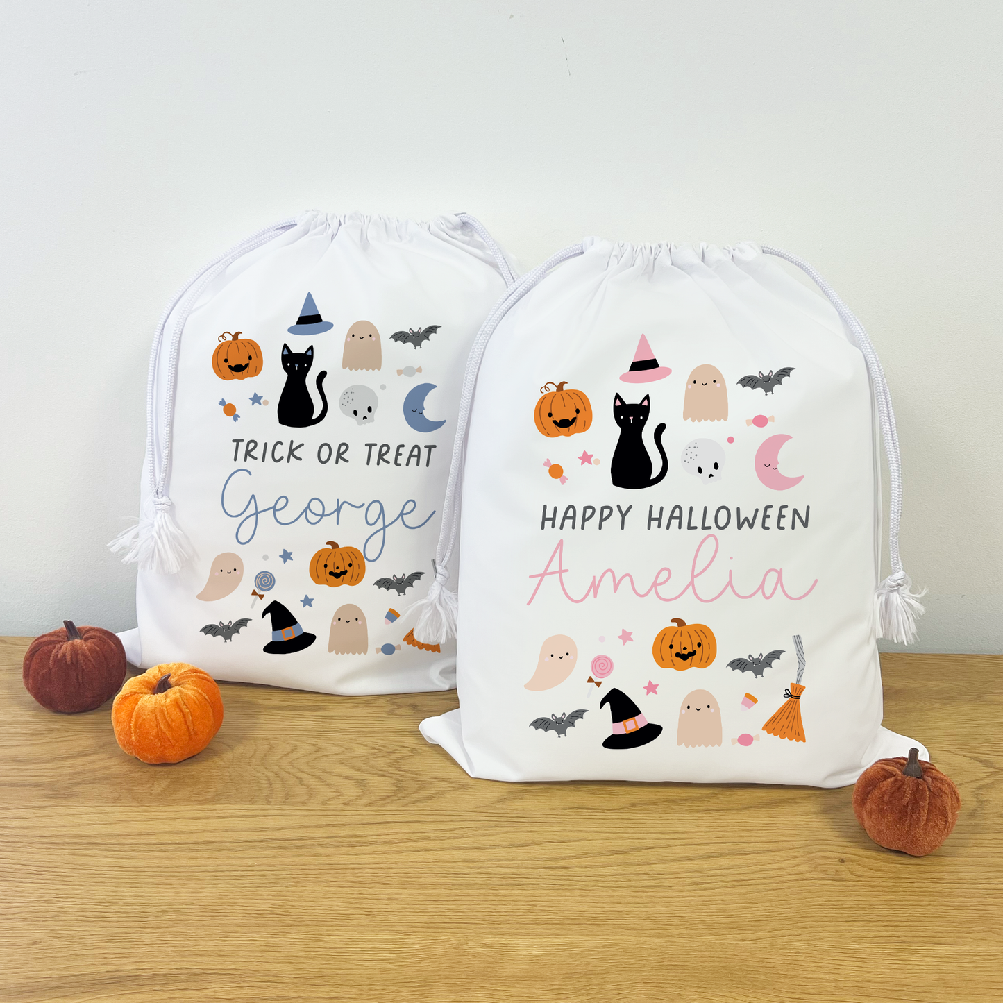 Personalised Halloween Sacks