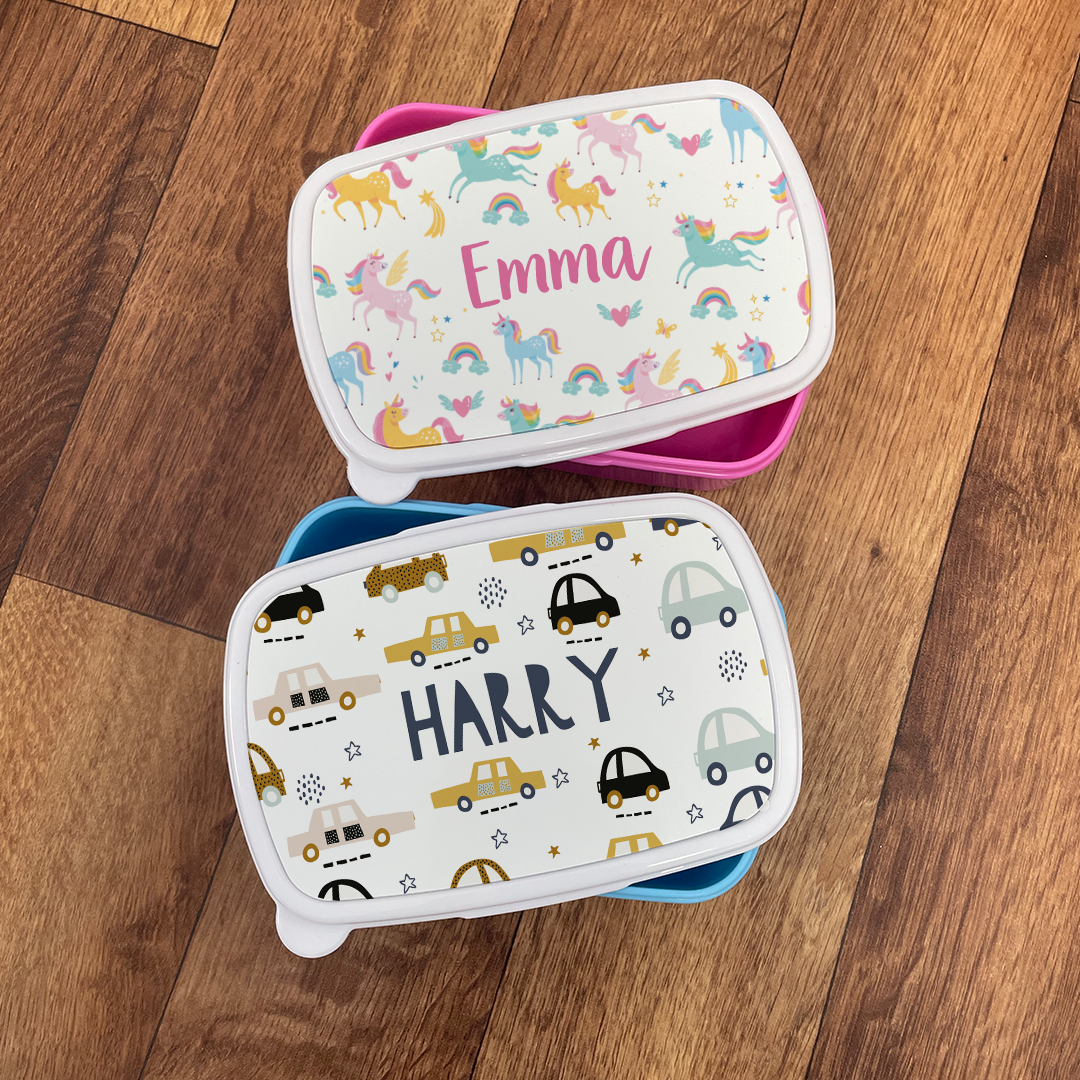 Personalised Fire Engine Snack Box