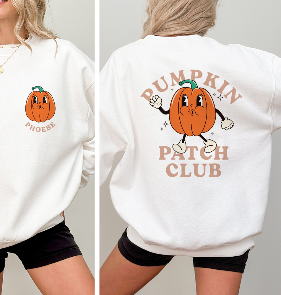 
                      
                        Personalised Pumpkin Patch Club Sweatshirt
                      
                    