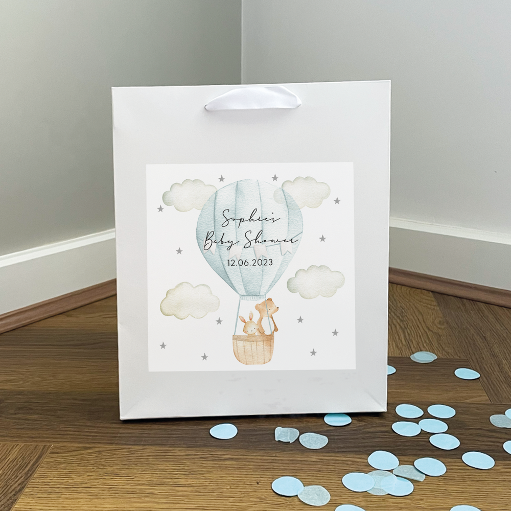 
                  
                    Personalised Air Balloon Baby Shower Gift Bag
                  
                