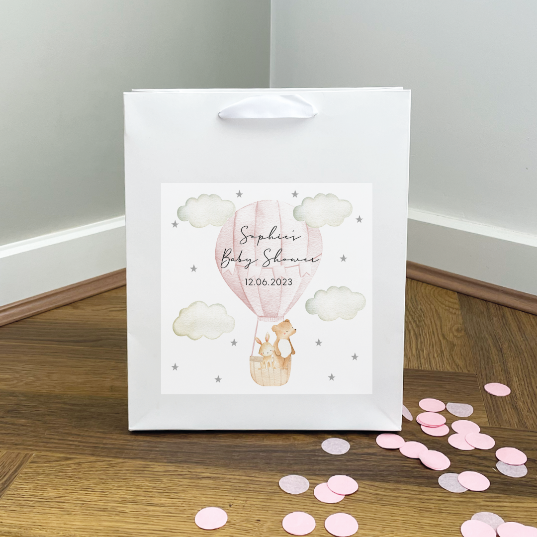 
                  
                    Personalised Air Balloon Baby Shower Gift Bag
                  
                