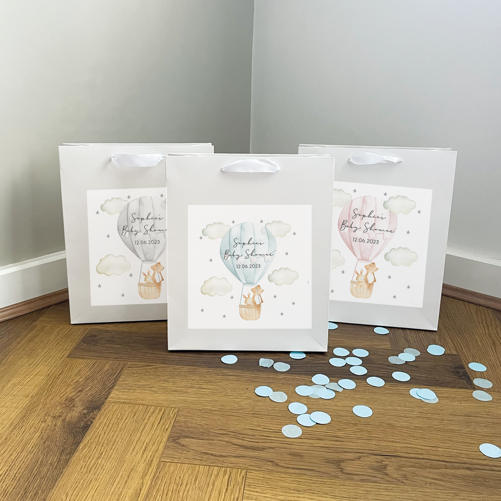 
                      
                        Personalised Air Balloon Baby Shower Gift Bag
                      
                    