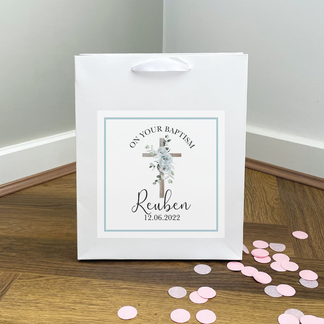 Personalised Christening Gift Bag