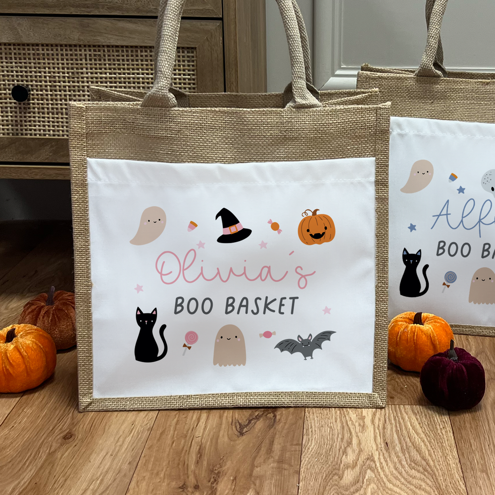 
                      
                        Personalised Boo Basket Bag & Mug Set
                      
                    