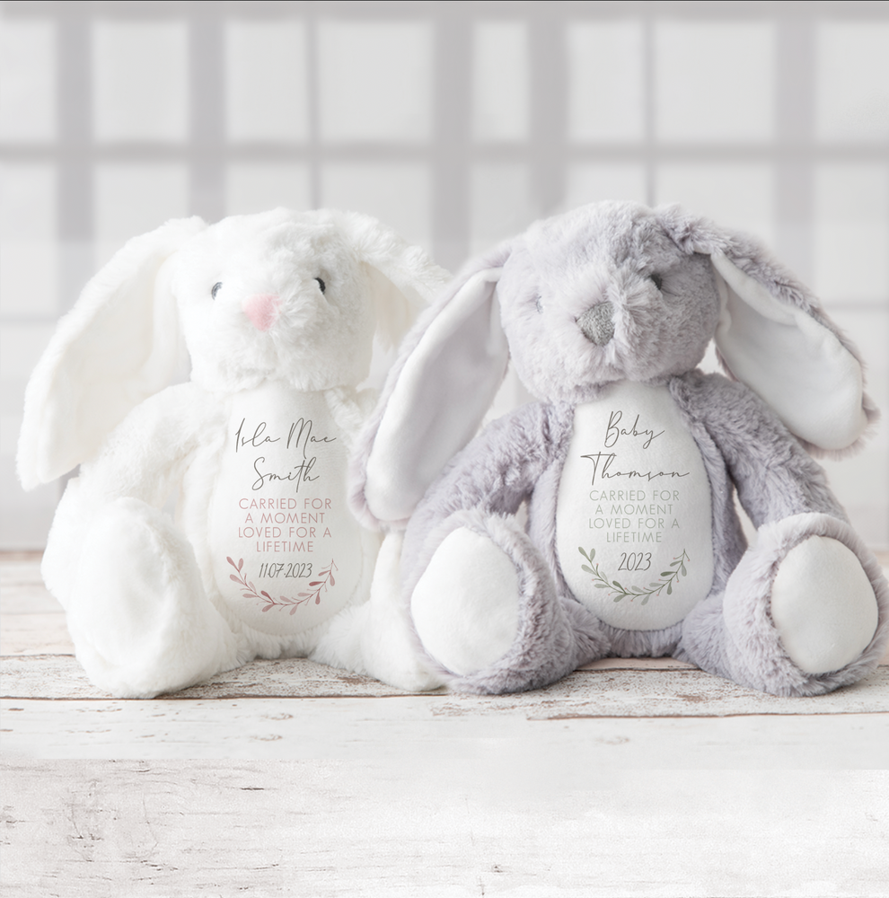 
                  
                    Personalised Baby Loss Memorial Bunny
                  
                